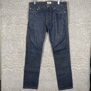 Buck Mason Selvedge Jeans Mens 31 Blue Denim Slim Fit Made In America